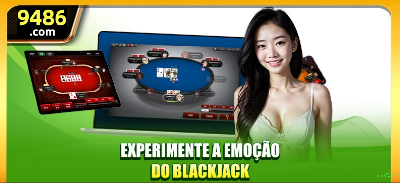 Imagem promocional da kkvip mostrando a plataforma e suas vantagens